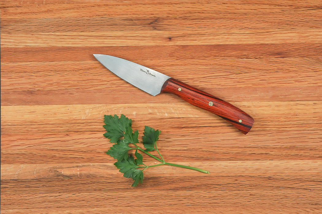 3 inch paring knife with cocobolo handle