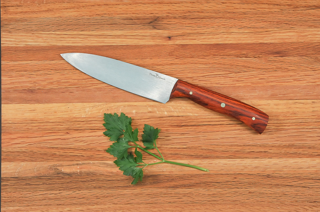 5 inch petty knife with cocobolo handle