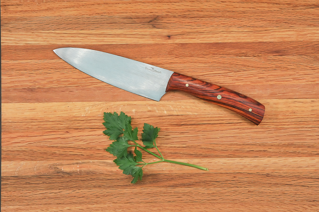 5 inch chef knife with cocobolo handle
